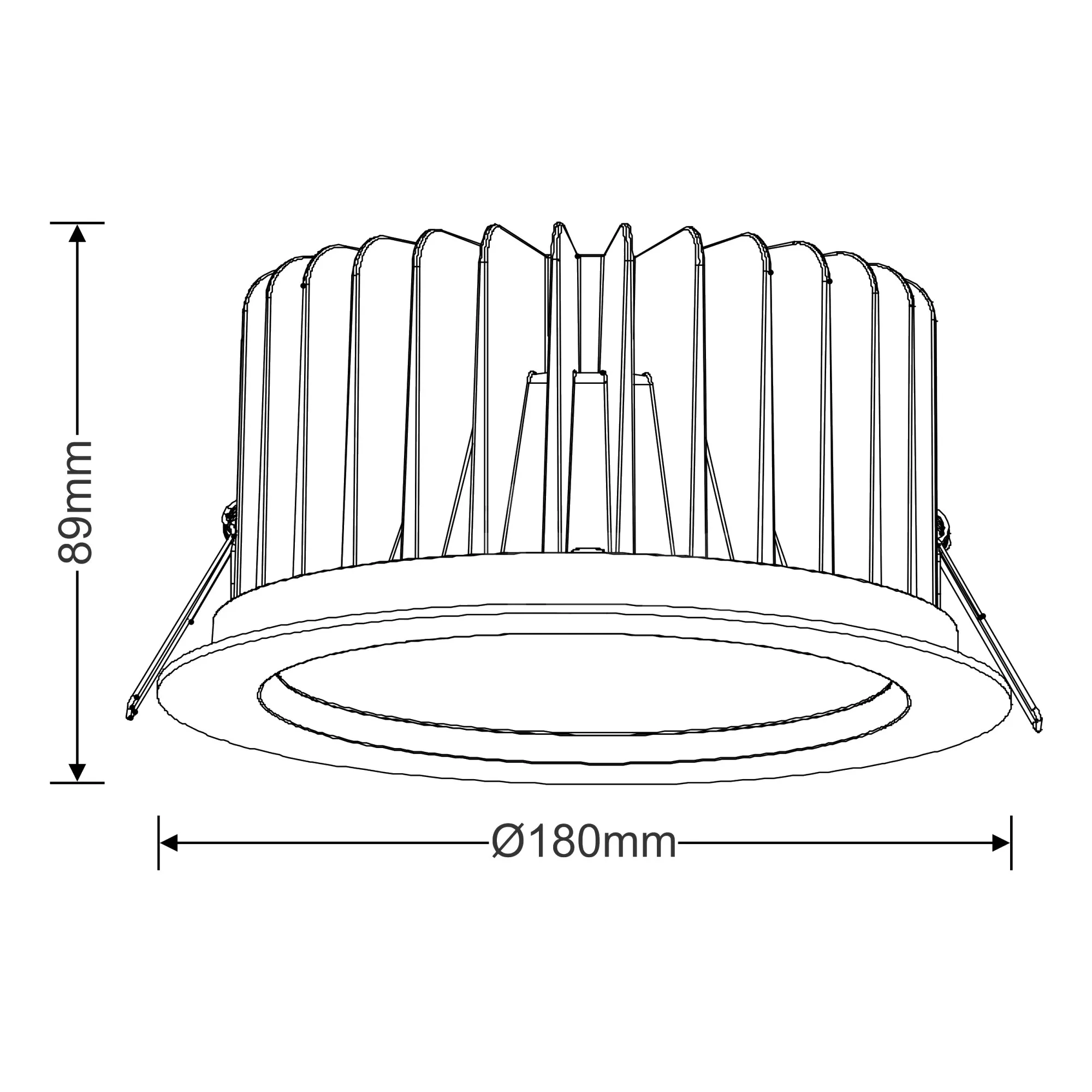 Brio 35 Recessed Ceiling Luminaires Dlux Round Recess Ceiling